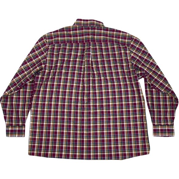 Jos. A. Bank XL Shirt Button Front Plaid Traveler's Collection - Picture 2 of 4